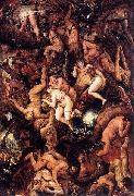 Frans Francken II The Damned Being Cast into Hell painting
